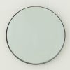 Flamant Bowery, Mirror, Round, Black Hot