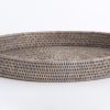 Flamant Togo, Tray, Round, Reed, Grey, 48Cm Online