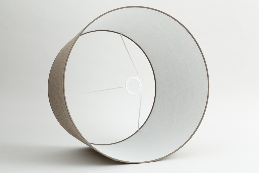 Flamant Lindro, Lampshade, Natural, Cylinder, 50 Cm Best