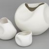 Flamant Reynolds, Vase, Ceramic, White, Model 4 Clearance