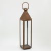 Flamant Ellis, Lantern, Iron And Glass, Rust, Xl Clearance