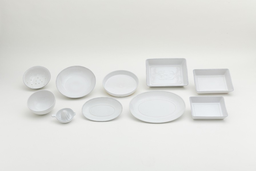 Flamant Jille, Cake Dish, Ceramic, White, 30Cm New