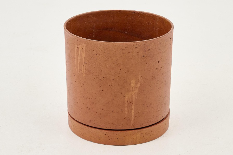 Flamant Gregg, Planter, Rust, With Saucer, L Online