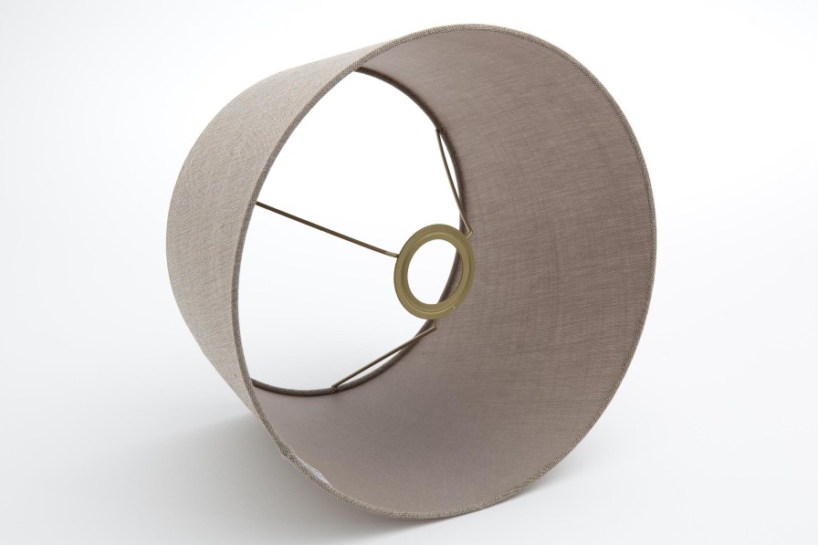 Flamant Lindro, Lampshade, Natural And Grey, Cylinder, 30 Cm Wholesale
