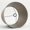 Flamant Lindro, Lampshade, Natural And Silver, Cylinder, 45 Cm New