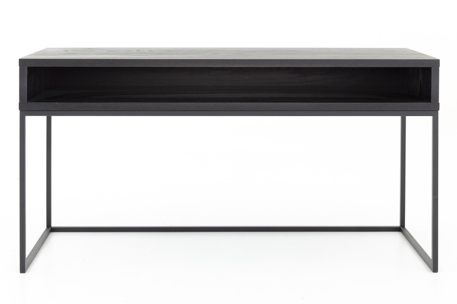 Flamant Armand, Desk, Black Oak And Metal Best