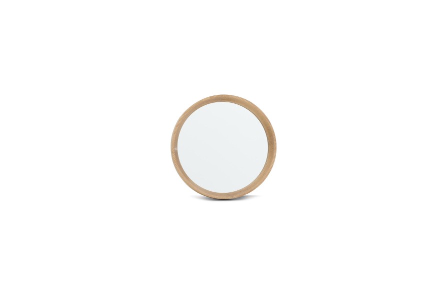 Flamant Lucente, Mirror, Oak, Round, 33Cm Online
