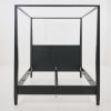 Flamant Cape Cod, Four-Poster Bed, Black, 180 Cm Best