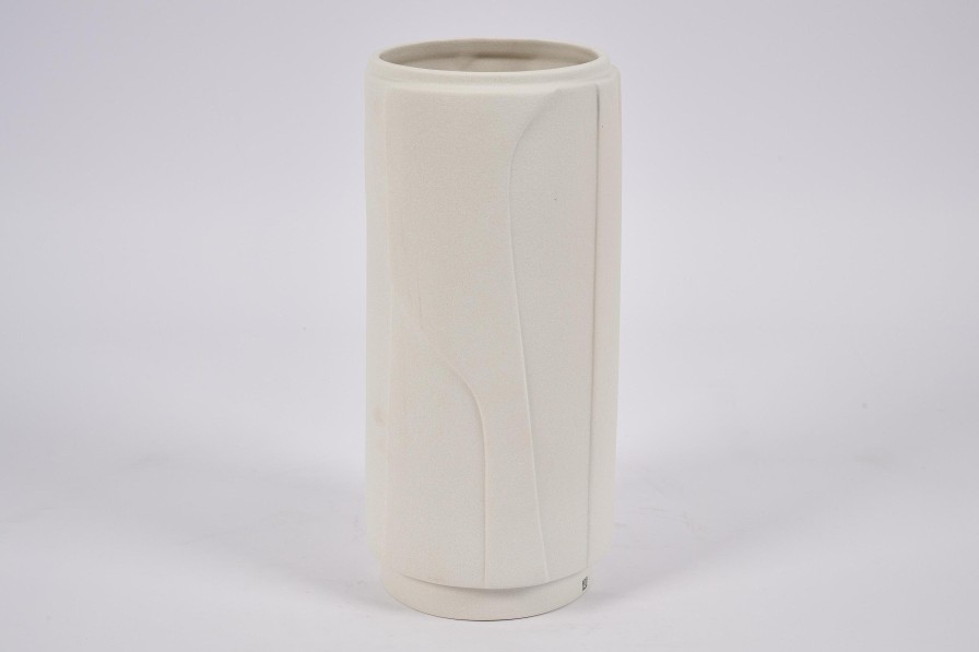 Flamant Laurena, Vase, Ceramic, Latte, L New