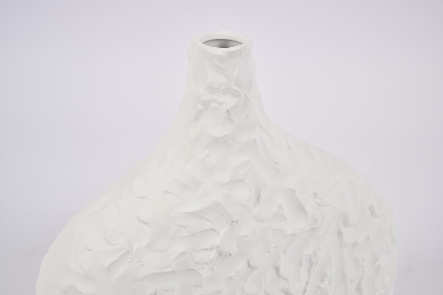 Flamant Corralee, Vase, Ceramic, White, S New