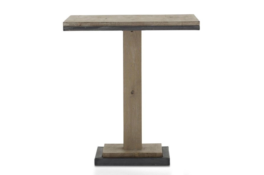 Flamant Renders, Bistro Table, Weathered Oak And Iron, 80 Cm Online