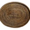 Flamant Togo, Tray, Oval, With Rim, Reed, 46Cm Clearance