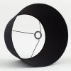 Flamant Lindro, Lampshade, Black, Cylinder, 45 Cm Best