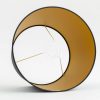 Flamant Lindro, Lampshade, Black And Gold, Cylinder, 30 Cm New