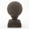 Flamant Zedar, Decoball On Foot, Reconsituted Stone On Fiberglass, L Hot