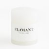 Flamant Beth, Candle, Colour White, 7X9Cm Wholesale