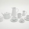 Flamant Jille, Cup And Saucer, Ceramic, White, M, 150Ml Wholesale